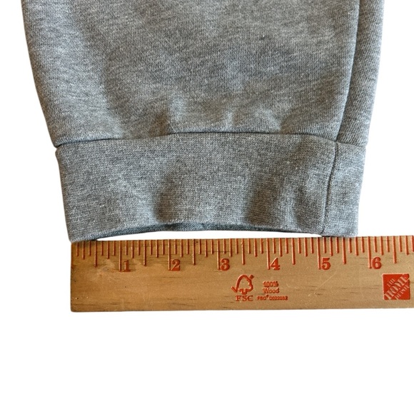 Nike Men’s Fleece Joggers Elastic & Drawstring Waist Gray Large Black Swoosh XL. - Picture 10 of 10